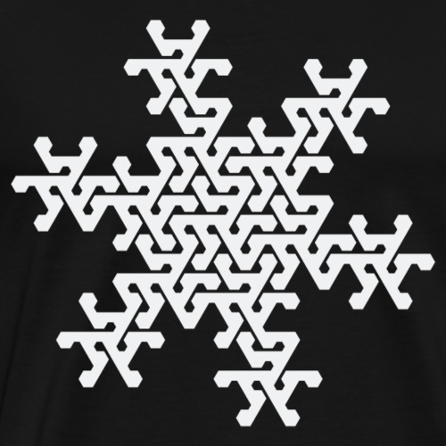 points-edges schneeflocke R13-15 tile - Männer Premium T-Shirt