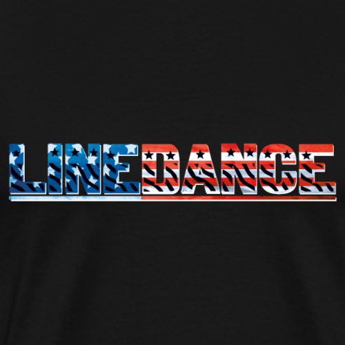 kl_linedance61a - Herre premium T-shirt