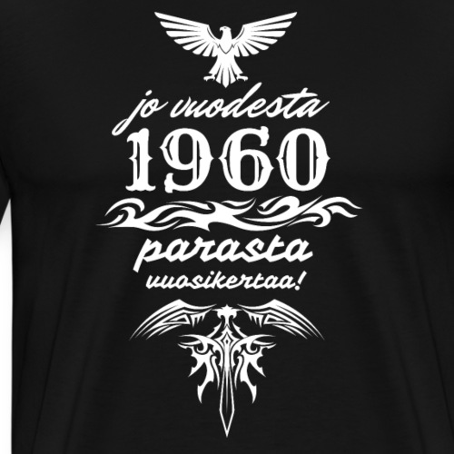 Parasta vuosikertaa, 1960 - Miesten premium t-paita