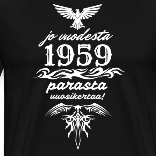 Parasta vuosikertaa, 1959 - Miesten premium t-paita