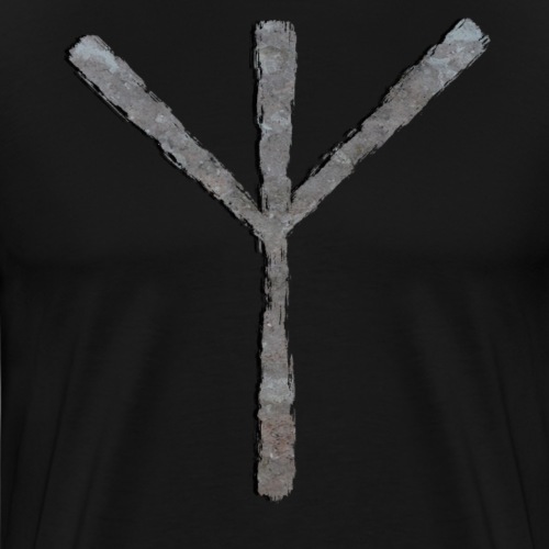 Algiz #15 Stone By TheRawburt - Premium-T-shirt herr