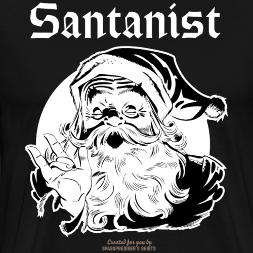 Ugly Christmas Santa Design Santanist - Männer Premium T-Shirt