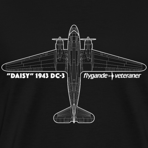Daisy Blueprint Top 2 - Premium-T-shirt herr