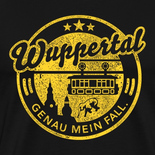 Wuppertal - genau mein Fall - Männer Premium T-Shirt
