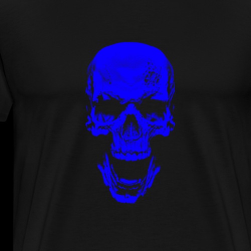 Blue Skull - Männer Premium T-Shirt