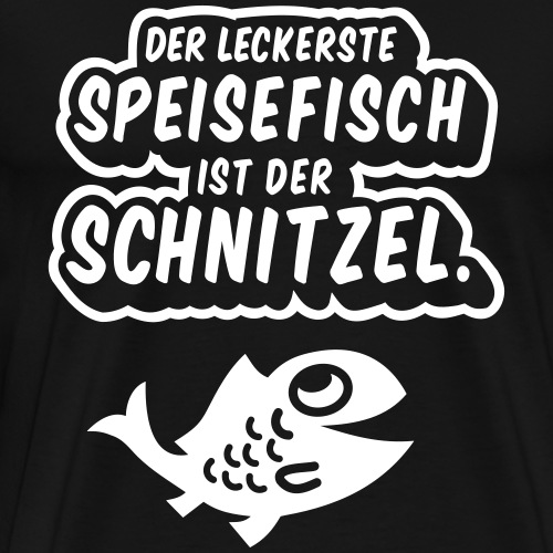 lustiger Spruch Schnitzelfisch - Männer Premium T-Shirt