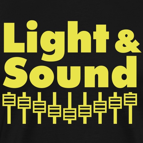 Light & Sound - Männer Premium T-Shirt