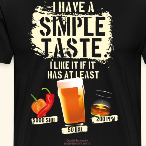 Whisky Chili Craft Beer - Männer Premium T-Shirt