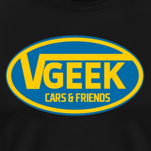 VeeGeek Cars & Friends Yellow Blue - Premium-T-shirt herr