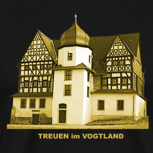 Treuen Schloss Vogtland Sachsen Treba - Männer Premium T-Shirt