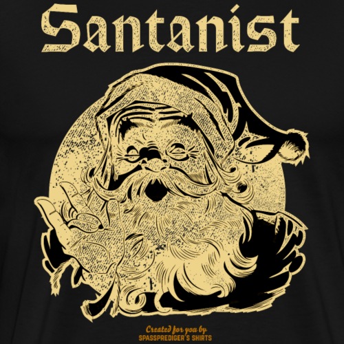 Ugly Christmas Design Santanist für Weihnachten - Männer Premium T-Shirt