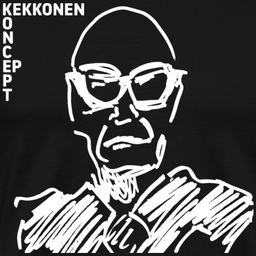 Kekkonen Koncept (white) - Premium-T-shirt herr