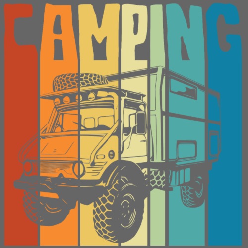 Camping - Unimog - Adventure - Oldtimer - Männer Premium T-Shirt