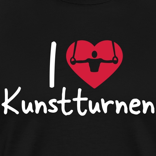 I love Kunstturnen Geschenk Geräteturner - Männer Premium T-Shirt