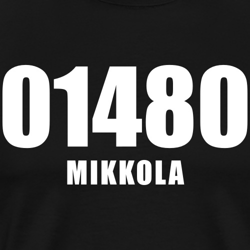 01480 MIKKOLA - Miesten premium t-paita