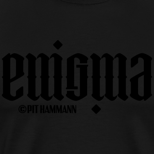 Ambigramm Enigma 01 Pit Hammann - Männer Premium T-Shirt