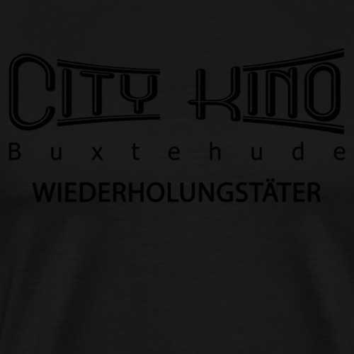 Wiederholungstäter mit City Kino Logo - Männer Premium T-Shirt