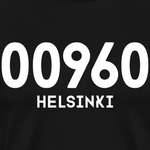 00960 HELSINKI - Miesten premium t-paita