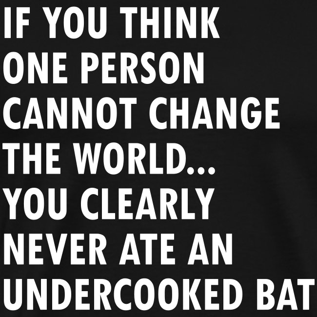 Undercooked bat