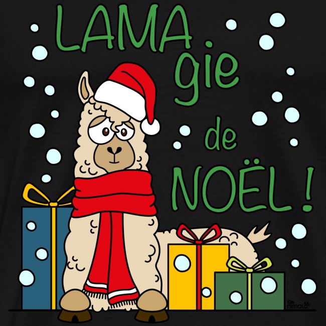 Lama, Magie de Noël, Happy Christmas, Pull moche