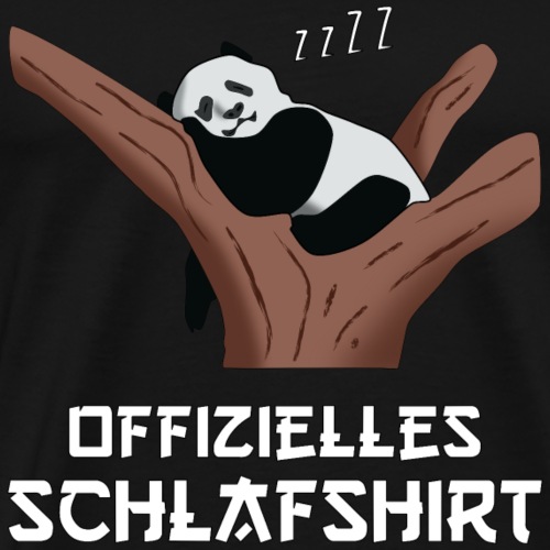 Offizielles Schlafshirt Pandabär Panda - Männer Premium T-Shirt