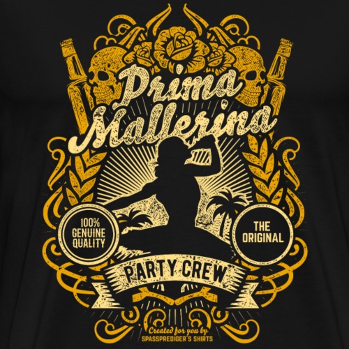 Mallorca Party Crew Design Prima Mallerina Sepia - Männer Premium T-Shirt