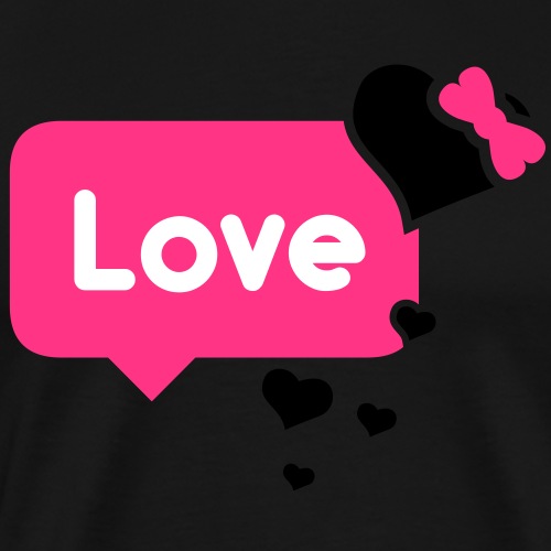made of love f 3c, Baby liebe - Männer Premium T-Shirt