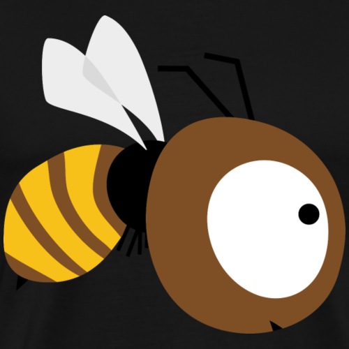Eine süße kleine Biene für den Sommer, Blume - Männer Premium T-Shirt