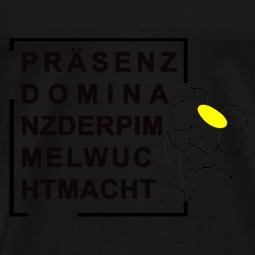 Präsenzdominanz - Männer Premium T-Shirt