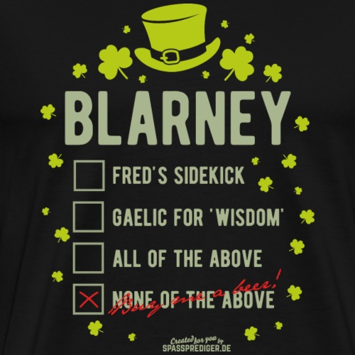 St. Patrick's Day T Shirt Blarney Pub Quiz - Männer Premium T-Shirt