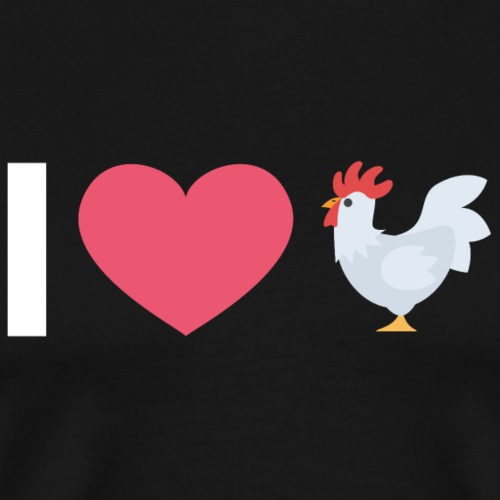 i love cock - Männer Premium T-Shirt