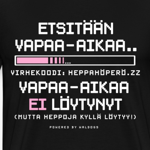 Heppahöperön Vapaa-aika - Miesten premium t-paita