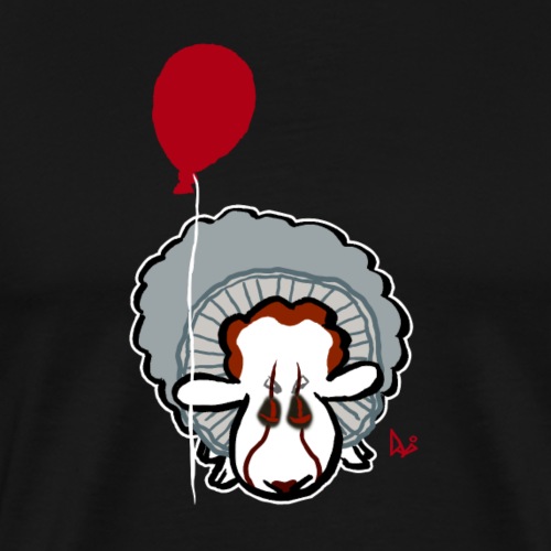 Evil Clown Får från IT - Premium-T-shirt herr