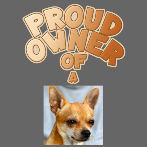 PROUD OWNER OF A Chihuahua Braun - Männer Premium T-Shirt