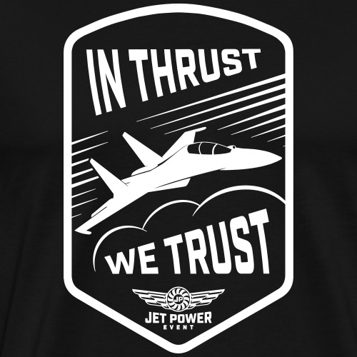 Spruch In thrust we trust, weiß - Männer Premium T-Shirt