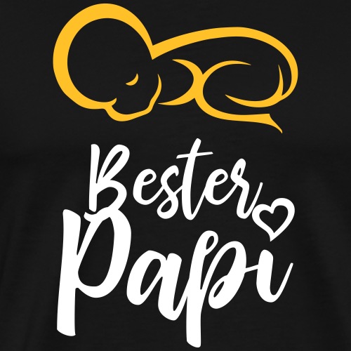 Bester Papi Vatertag Geschenk - Männer Premium T-Shirt