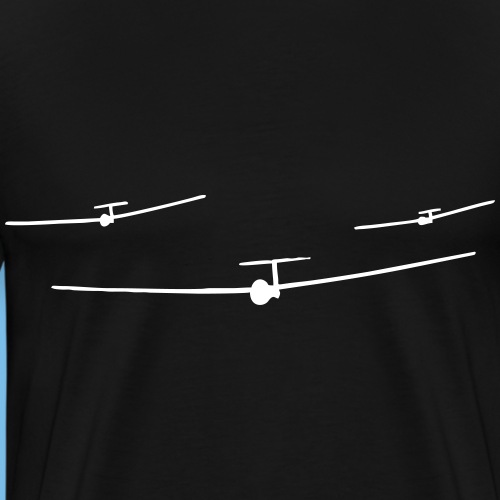 segelflugzeuge Segelflieger Pulk gleiten Pilot - Männer Premium T-Shirt