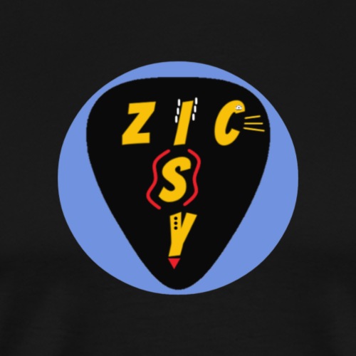 Zic izy rond bleu - T-shirt Premium Homme