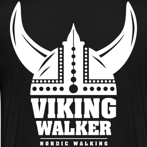 Nordic Walking - Viking Walker - Miesten premium t-paita