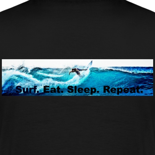 Surf.Eat.Sleep.Repeat. - Mannen Premium T-shirt