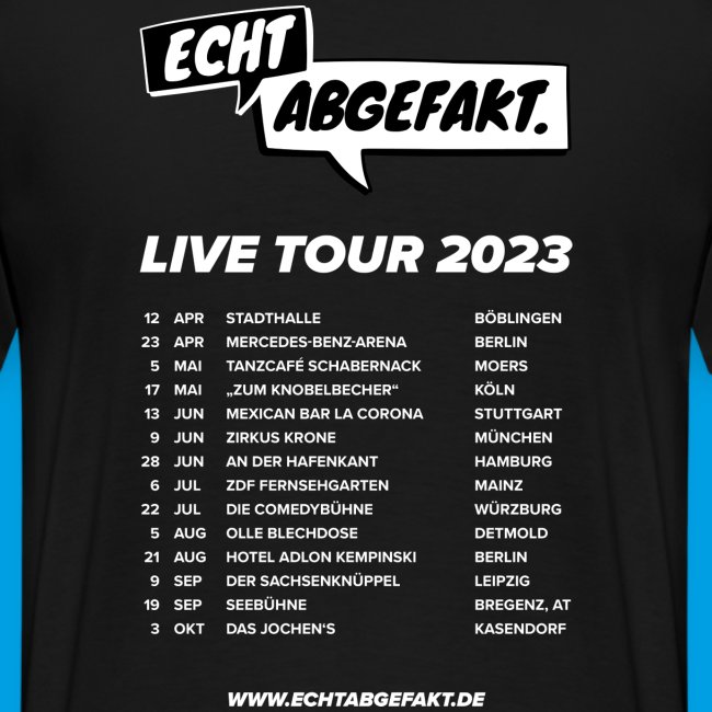 Echt Abgefakt Live Tour 2023