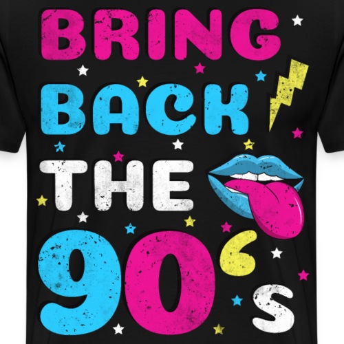 Bring back the 90s 90er Jahre Geschenk - Männer Premium T-Shirt