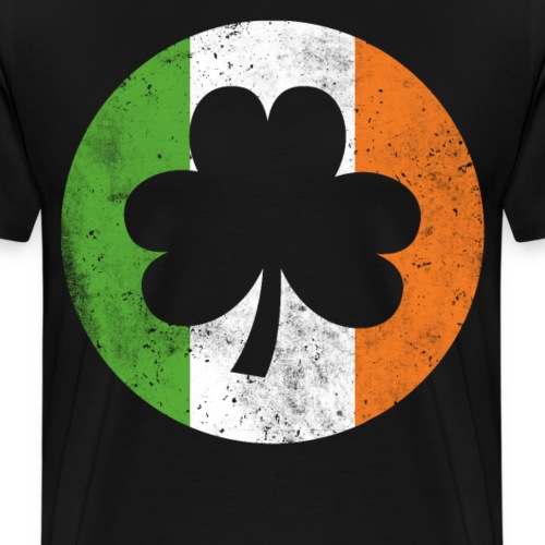 Kleeblatt Irische Flagge St. Patrick's - Männer Premium T-Shirt
