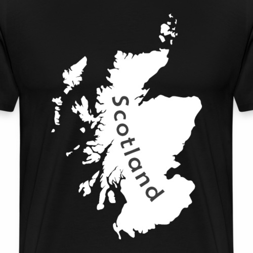 Schottland Karte - Männer Premium T-Shirt