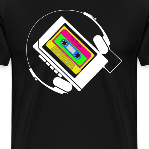 walkman mix tape 80er 90er Geschenkidee - Männer Premium T-Shirt