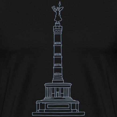 La colonne de la victoire à Berlin - T-shirt Premium Homme