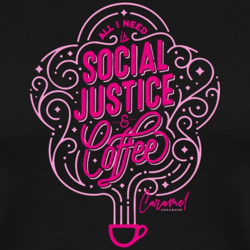 Social Justice & Coffee - Männer Premium T-Shirt