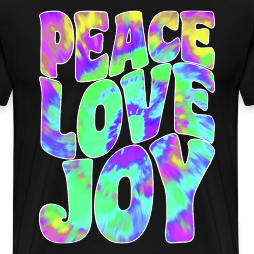 Love Peace Joy - Hippie Batik Style - Männer Premium T-Shirt