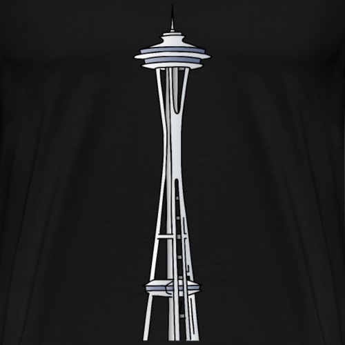 Space Needle in Seattle - Männer Premium T-Shirt