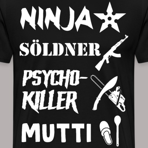 Ninja Söldner - Männer Premium T-Shirt